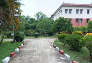 Inside the Santiniketan Tourist Lodge