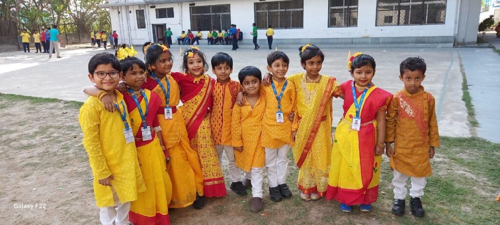 Children at Basant Utsav